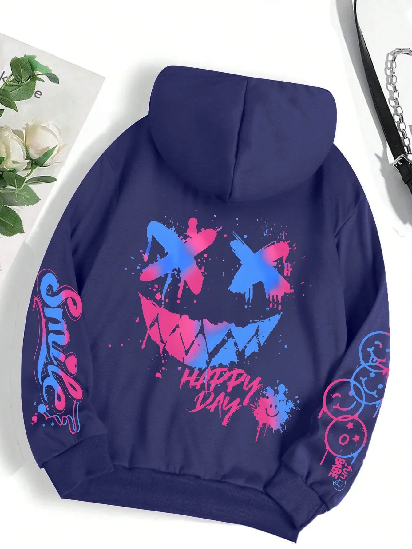 Graffiti Print Hoodie