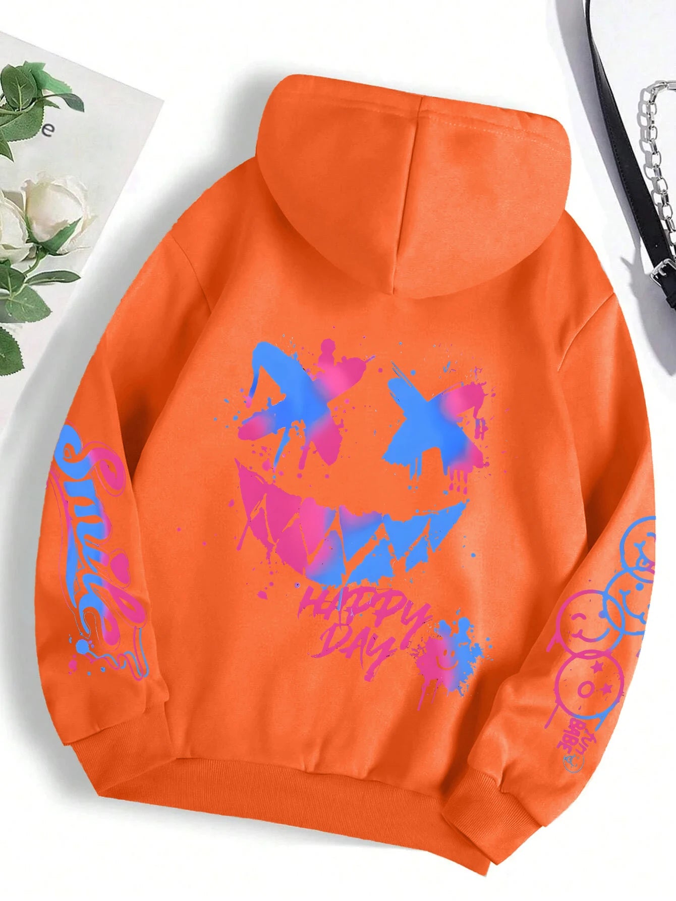 Graffiti Print Hoodie