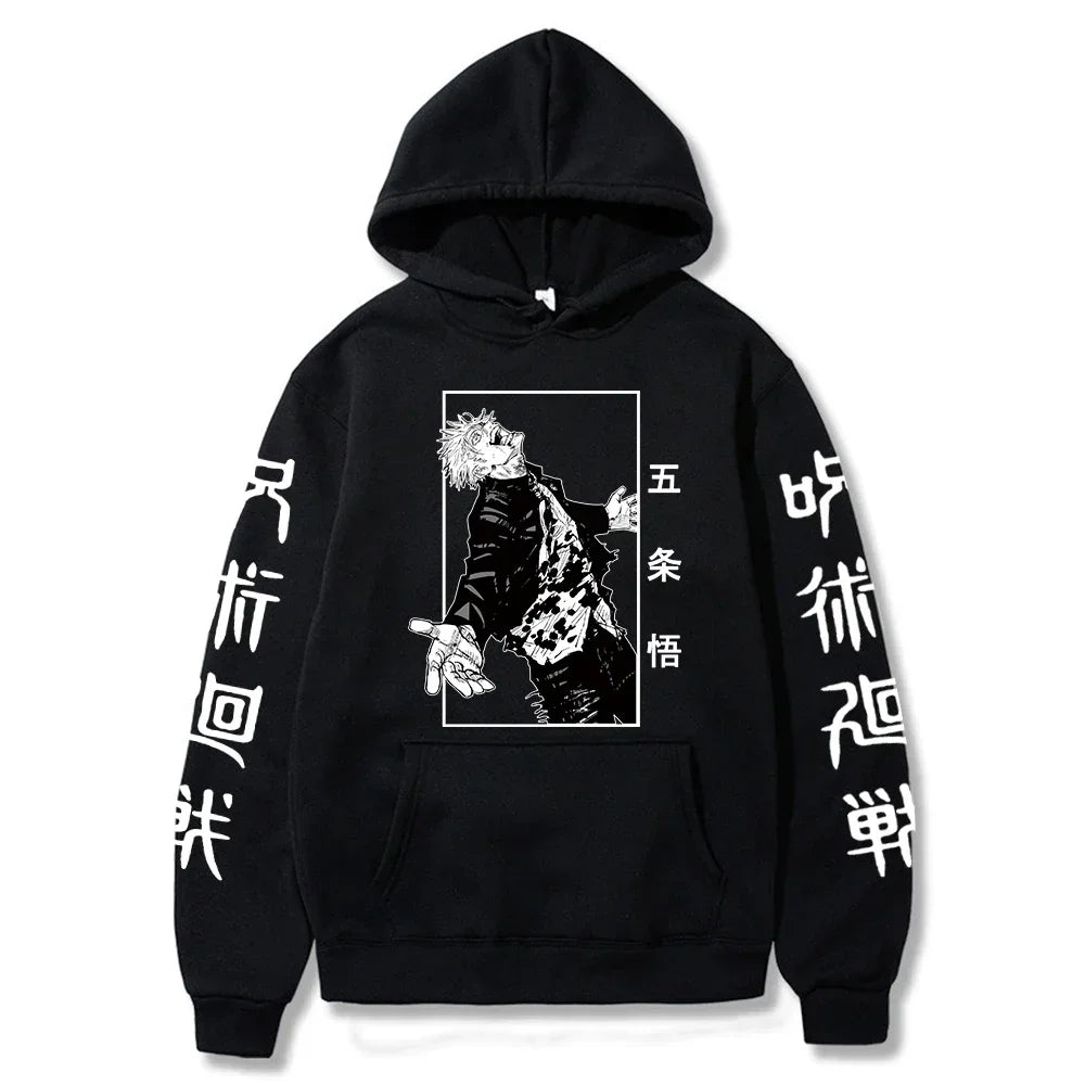 Anime Print Hoodie