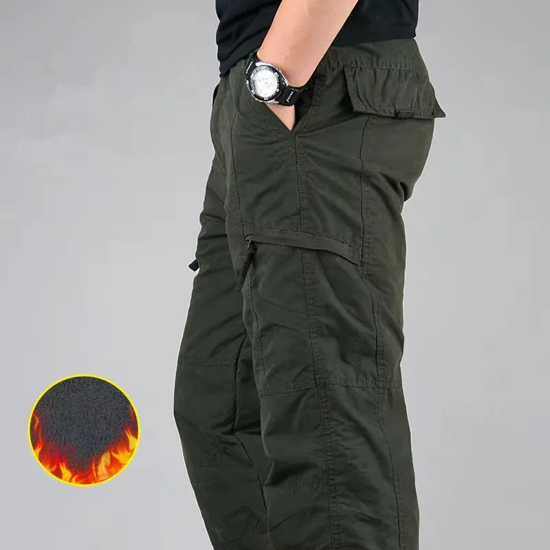 Fleece Cargo Pants