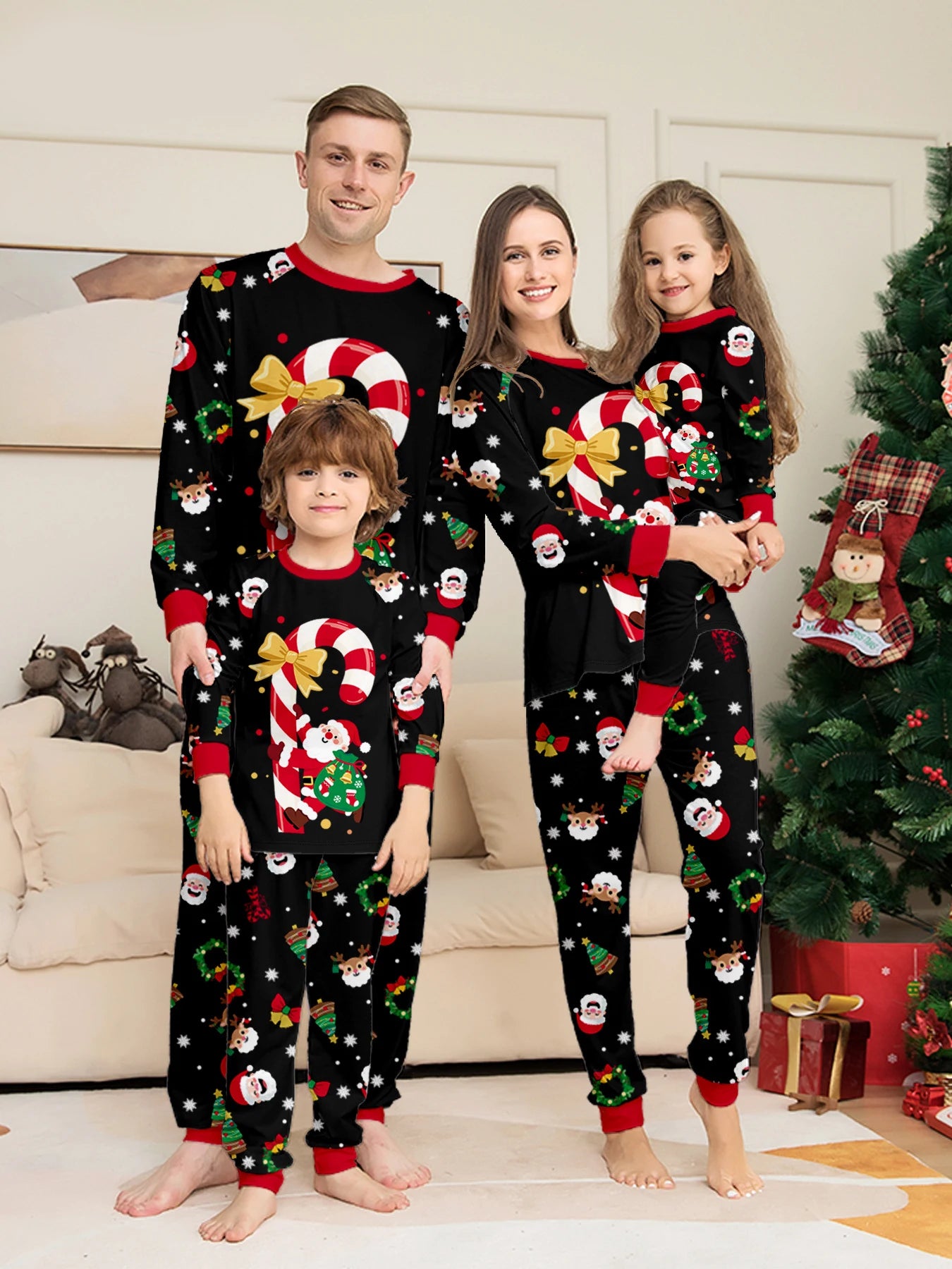 Cartoon Christmas Pajamas