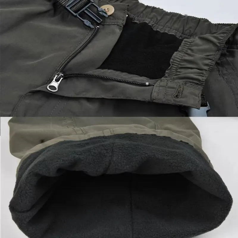Fleece Cargo Pants