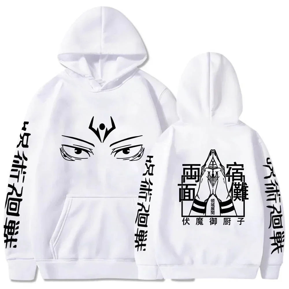 Anime Print Hoodie