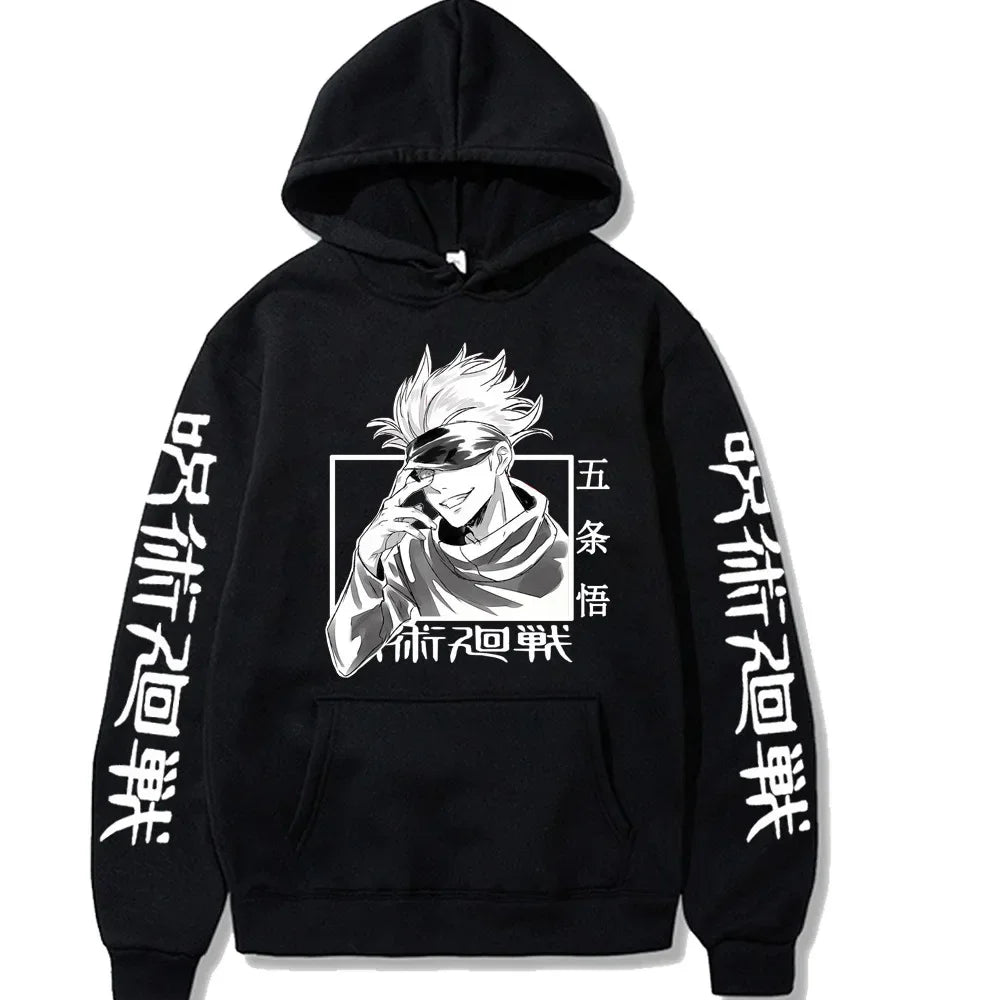 Anime Print Hoodie
