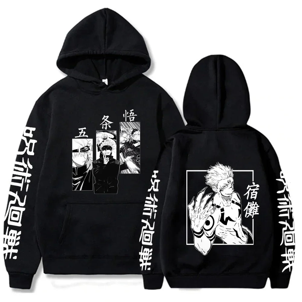 Anime Print Hoodie