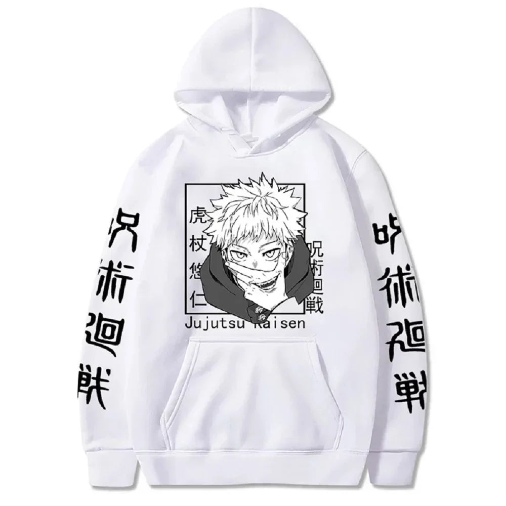 Anime Print Hoodie