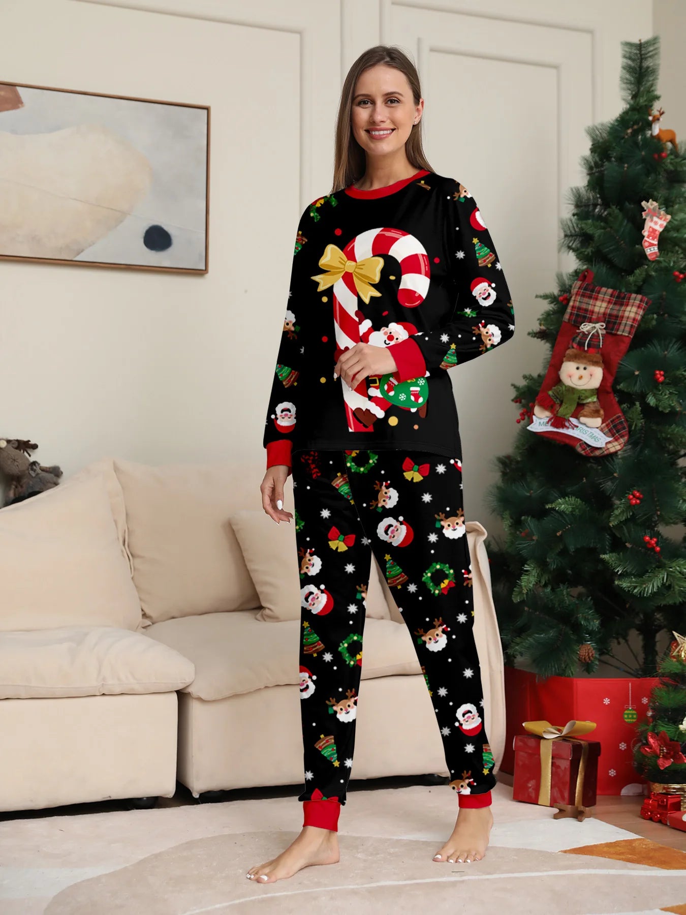 Cartoon Christmas Pajamas
