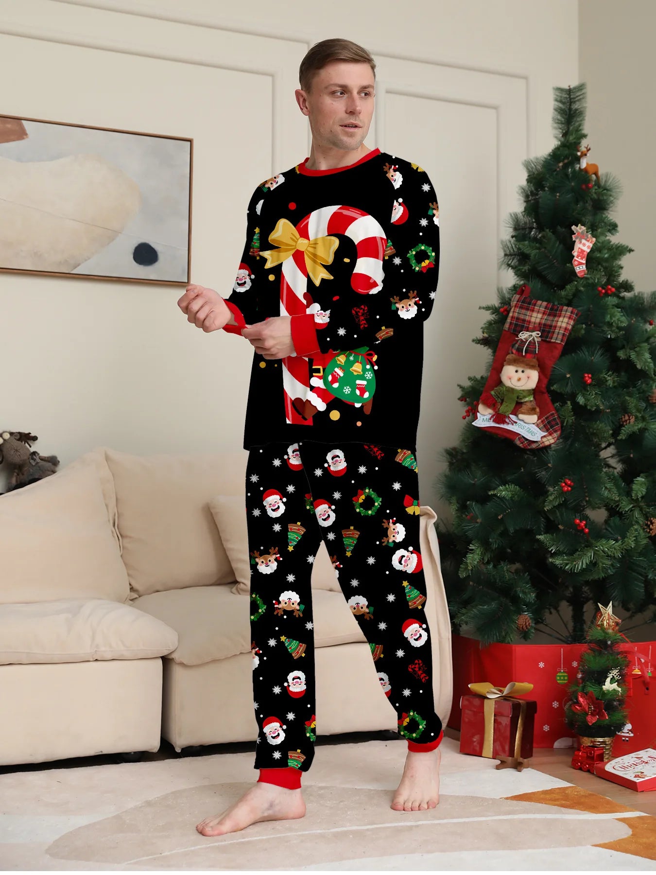 Cartoon Christmas Pajamas