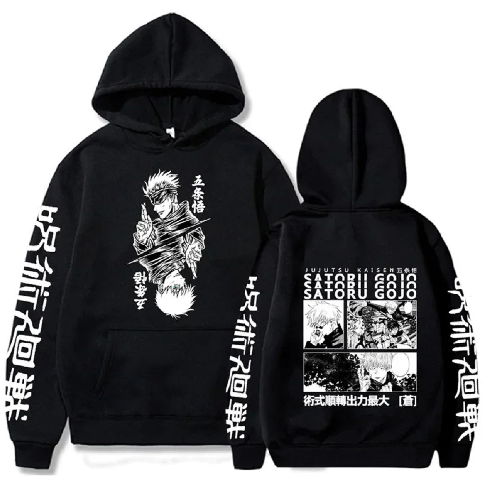 Anime Print Hoodie