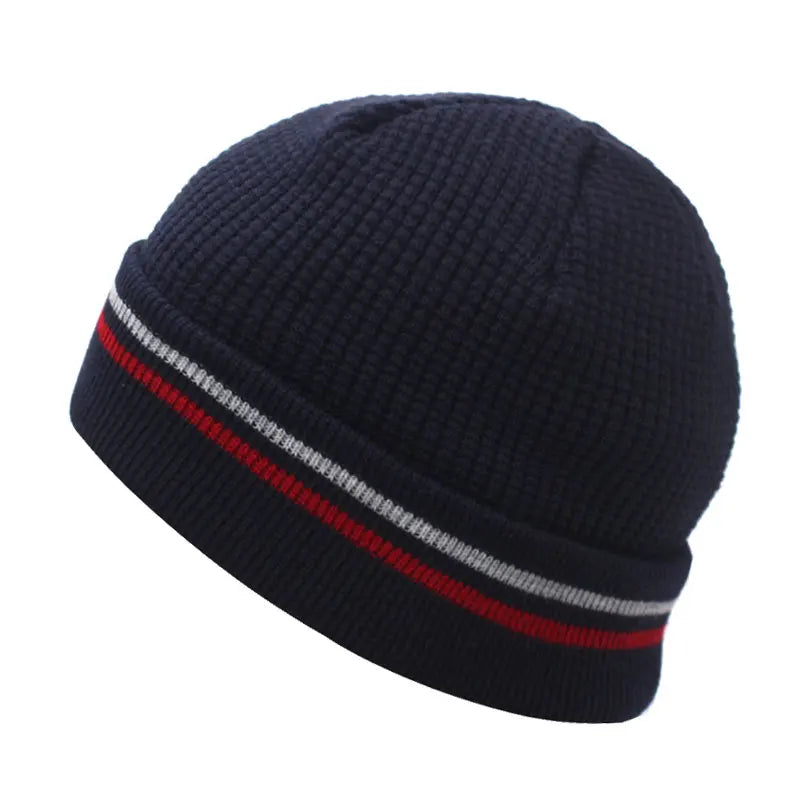 Striped Knit Beanie