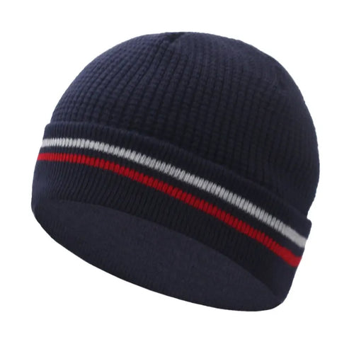 Striped Knit Beanie