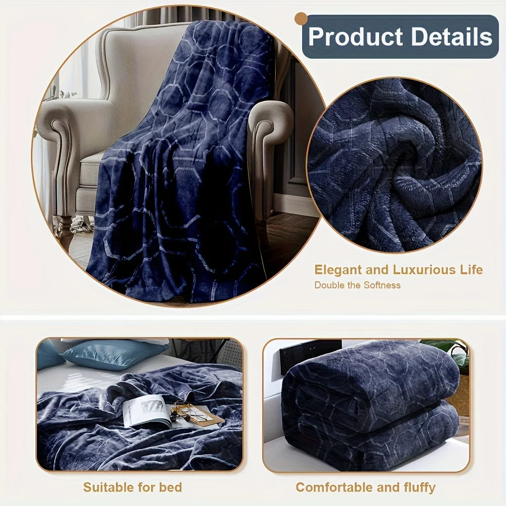 Blue Flannel Blanket
