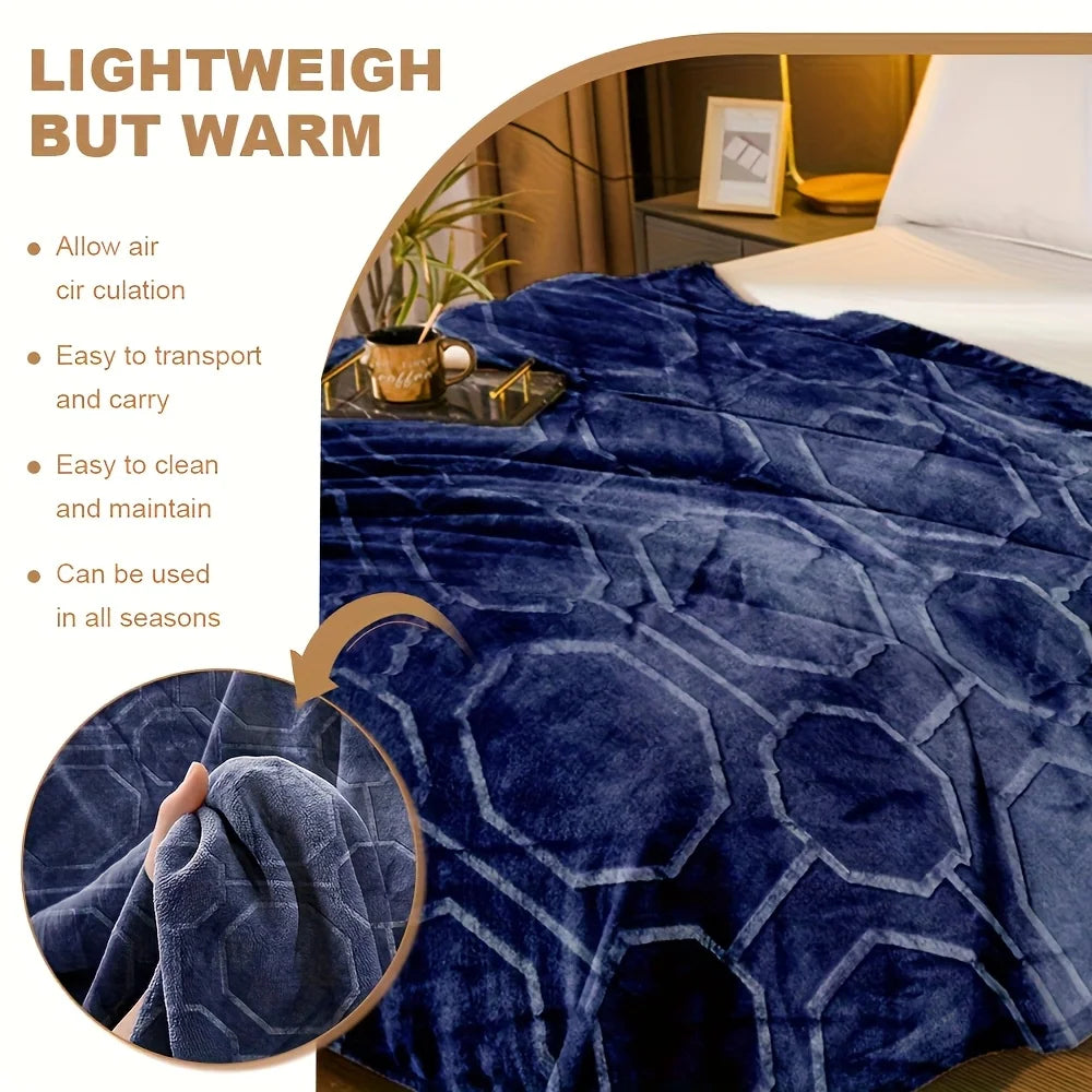 Blue Flannel Blanket