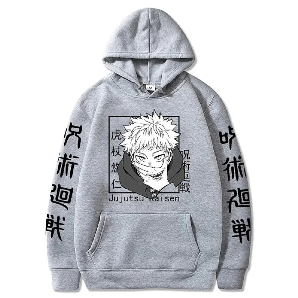 Anime Print Hoodie