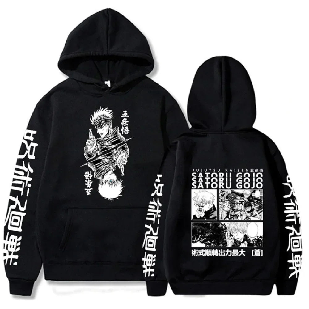 Anime Print Hoodie
