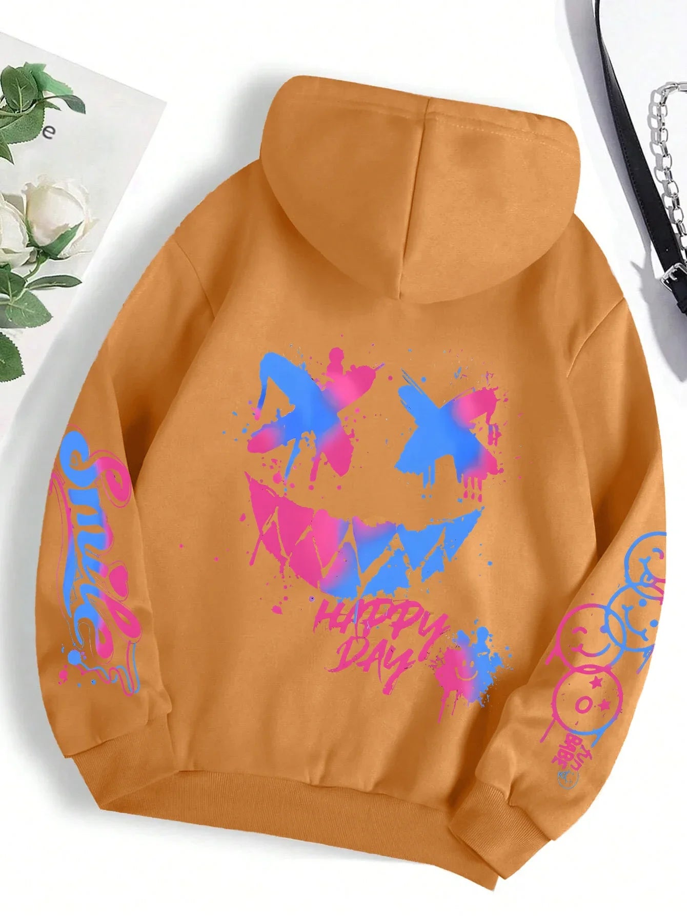 Graffiti Print Hoodie