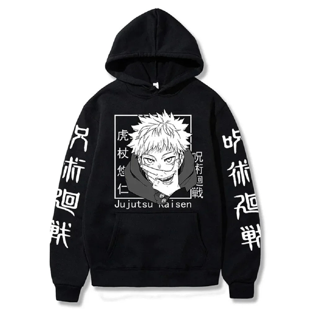 Anime Print Hoodie