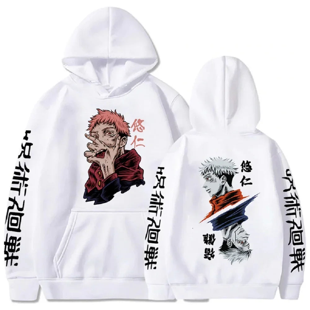 Anime Print Hoodie