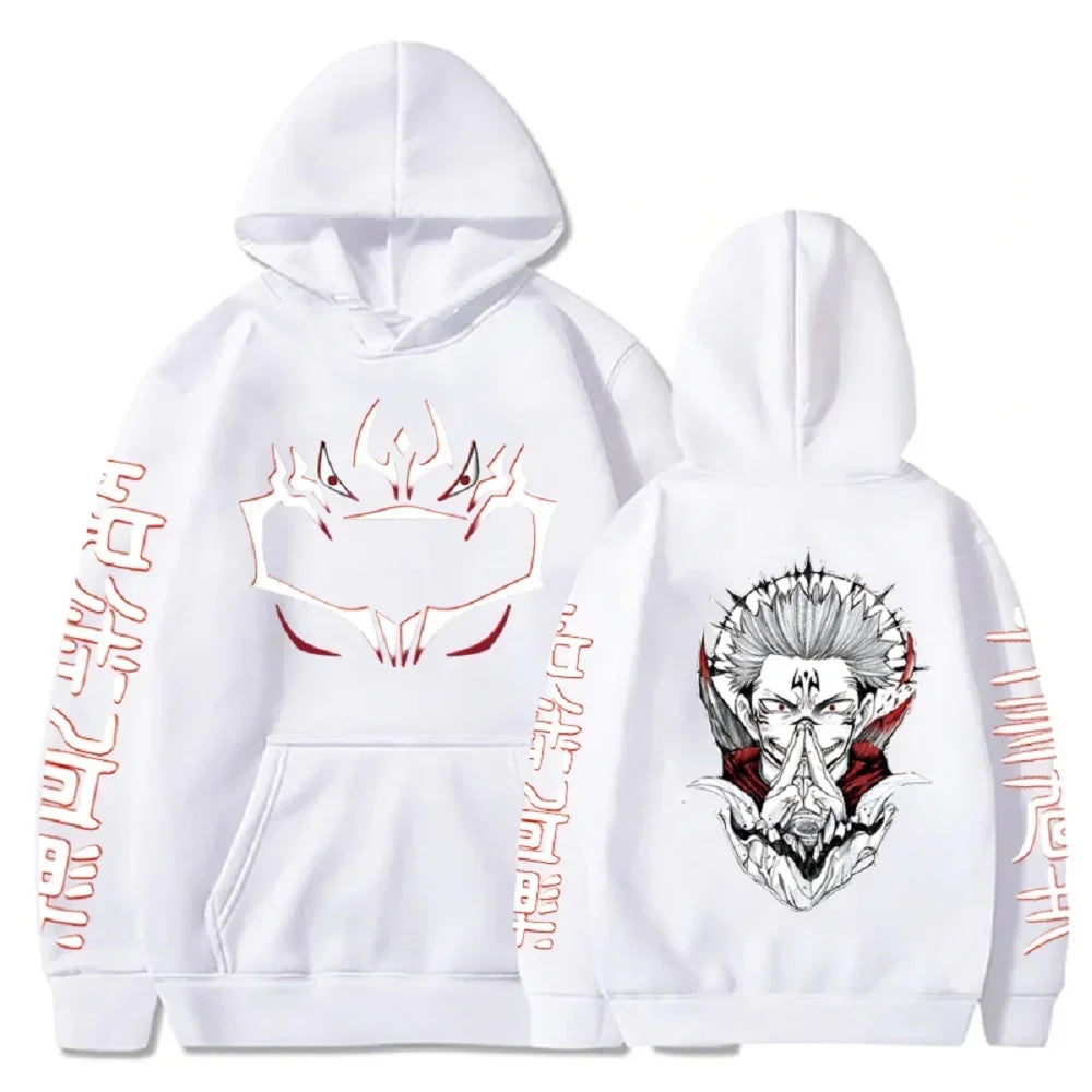Anime Print Hoodie