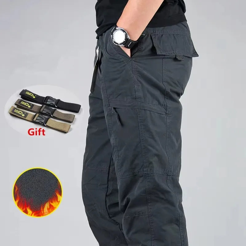 Fleece Cargo Pants