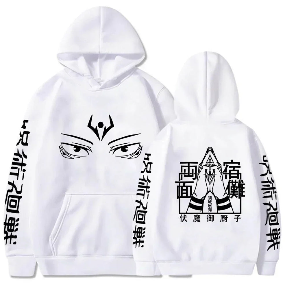 Anime Print Hoodie