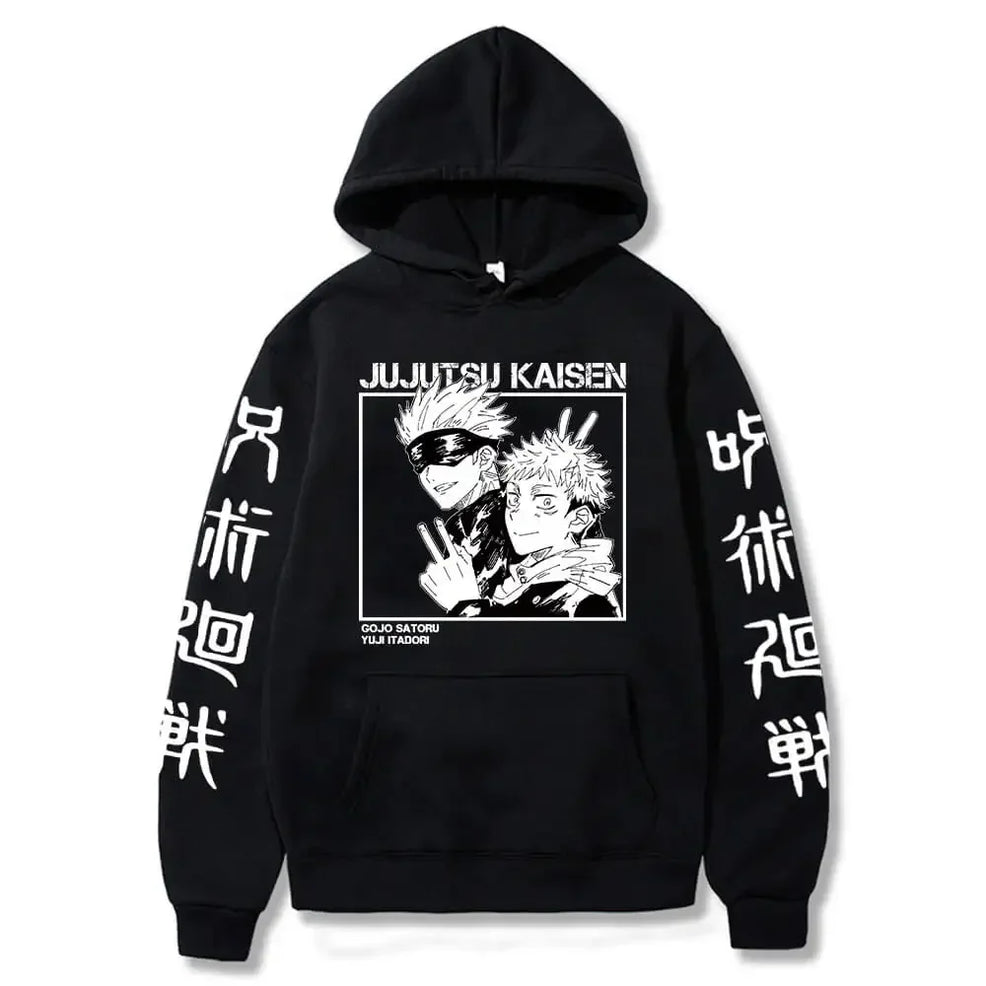Anime Print Hoodie