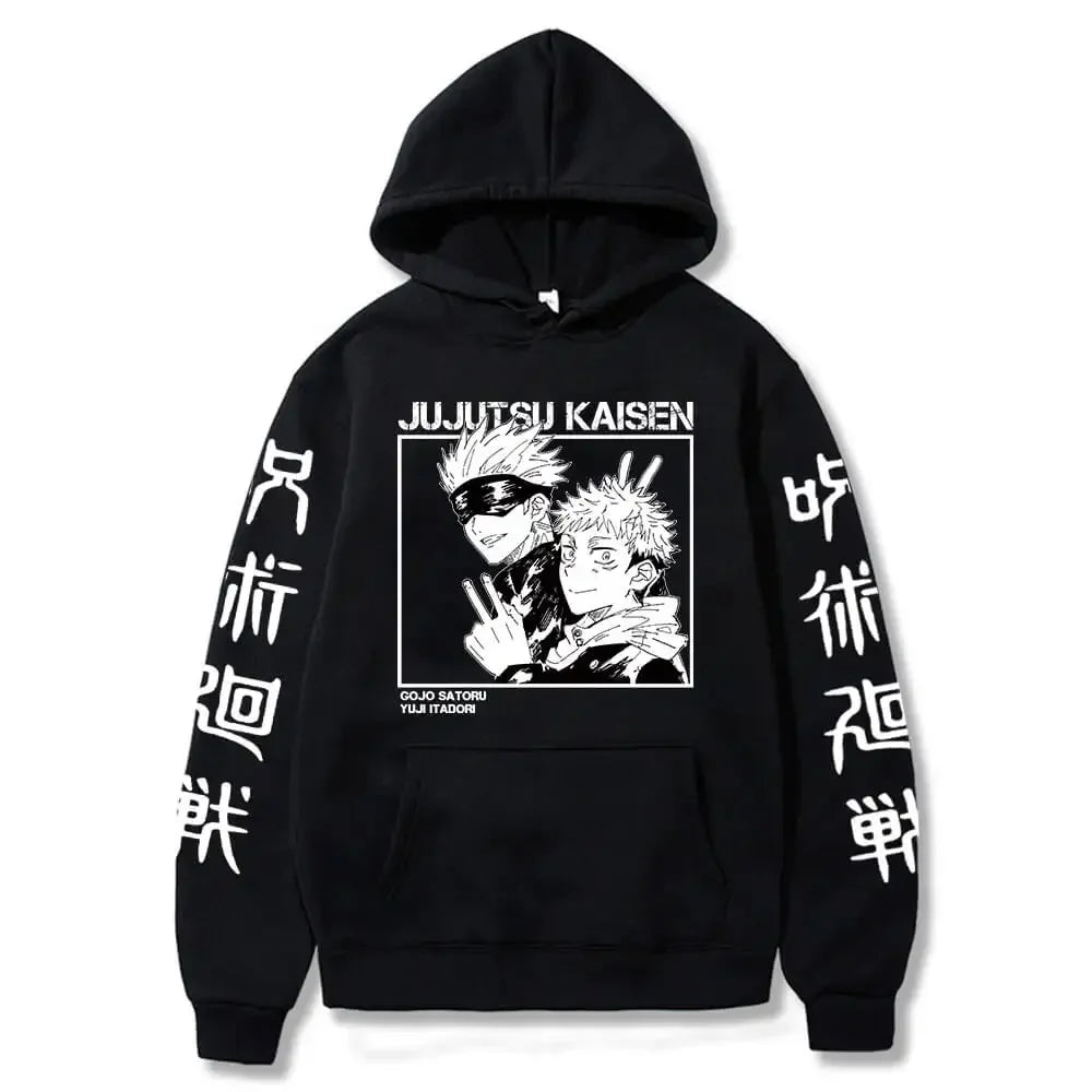Anime Print Hoodie