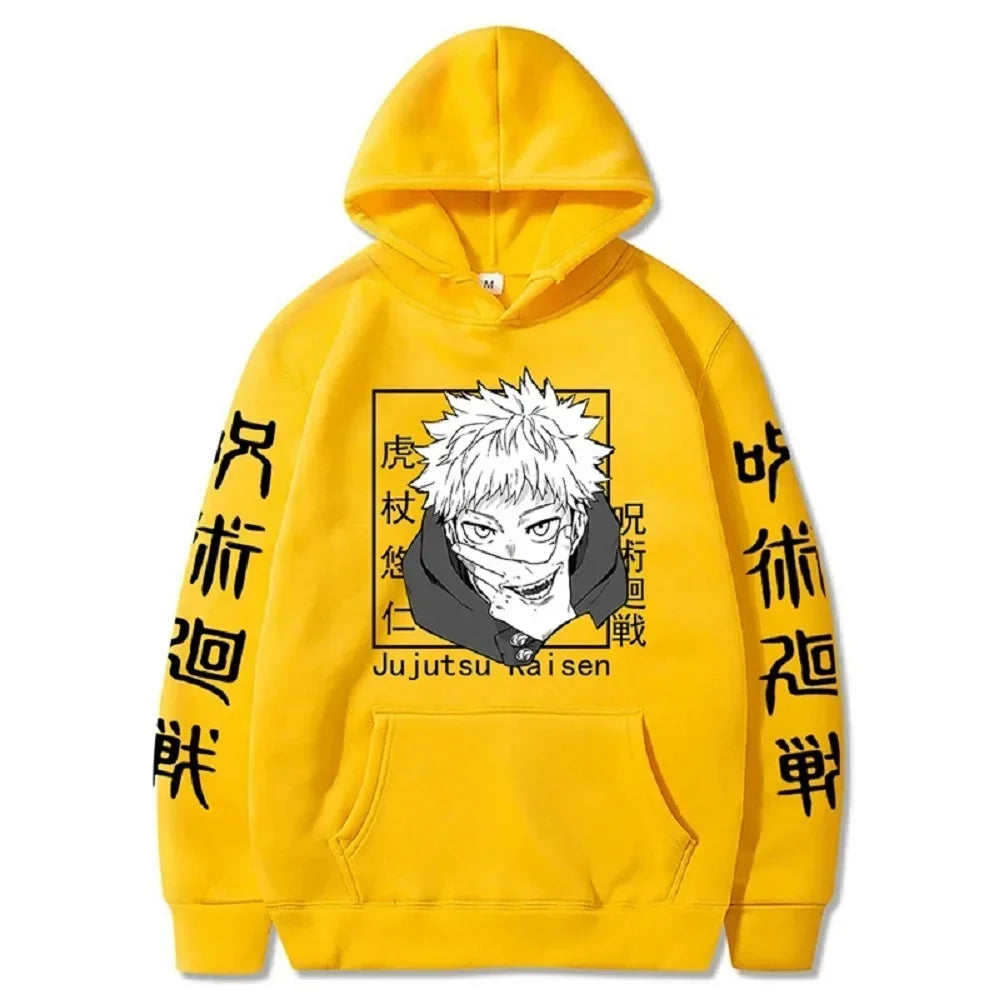 Anime Print Hoodie