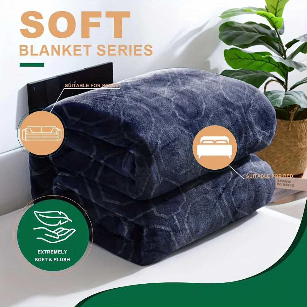 Blue Flannel Blanket