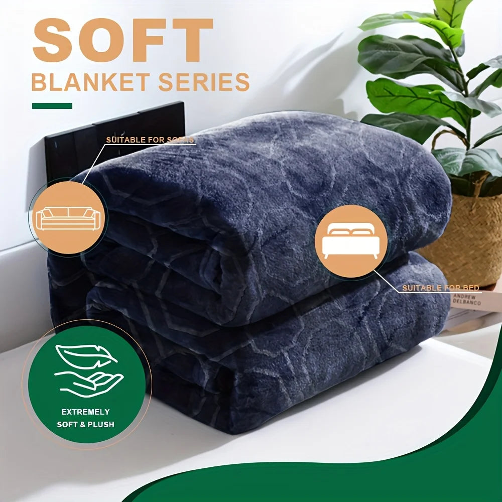 Blue Flannel Blanket