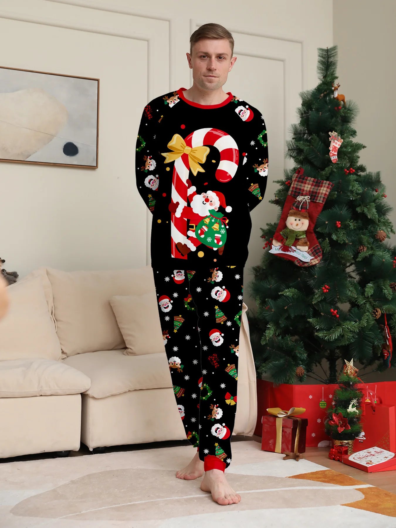 Cartoon Christmas Pajamas