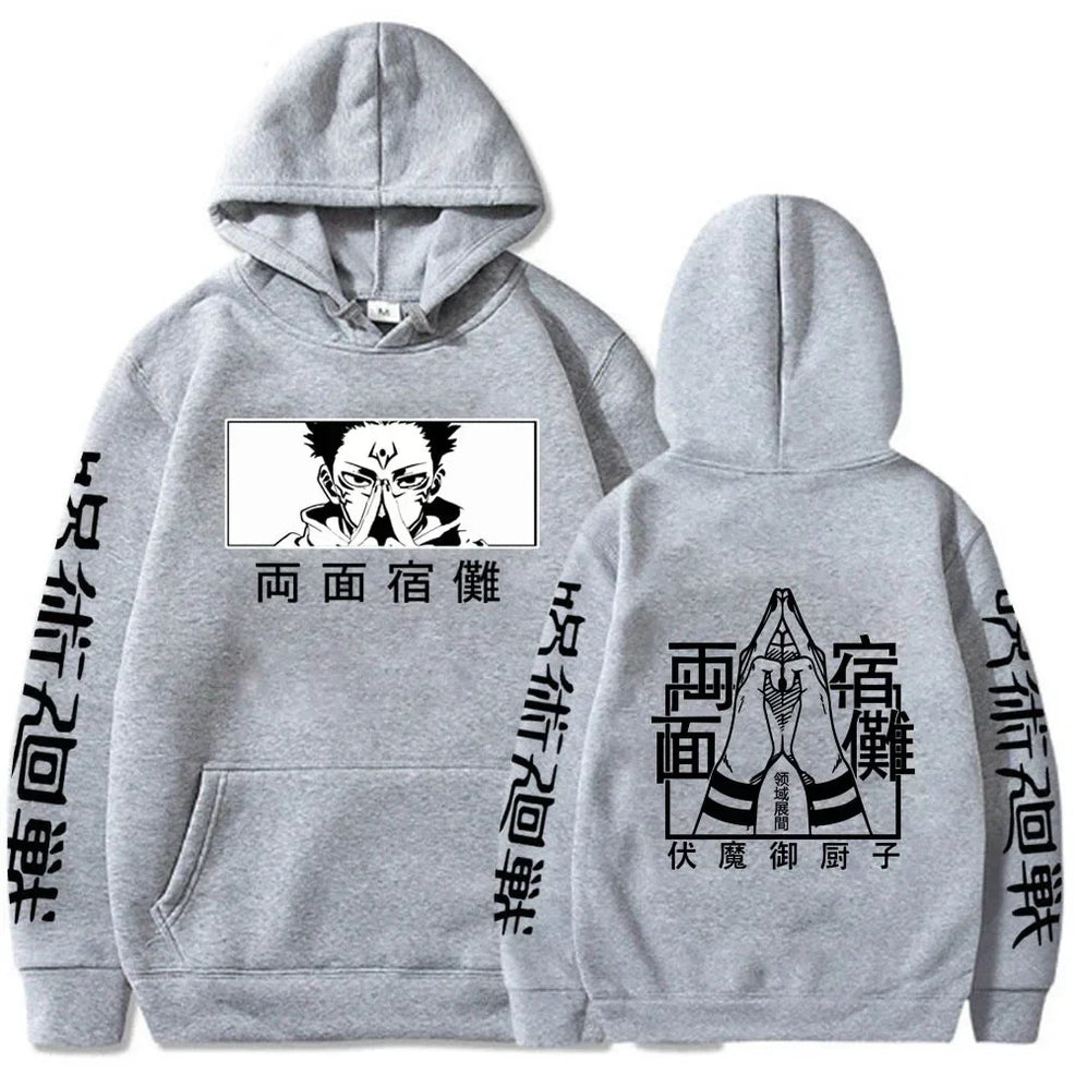 Anime Print Hoodie