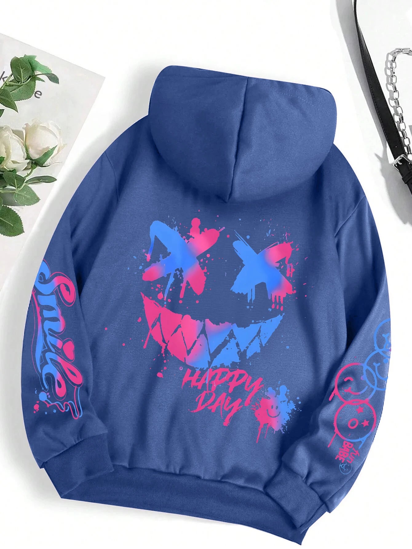 Graffiti Print Hoodie