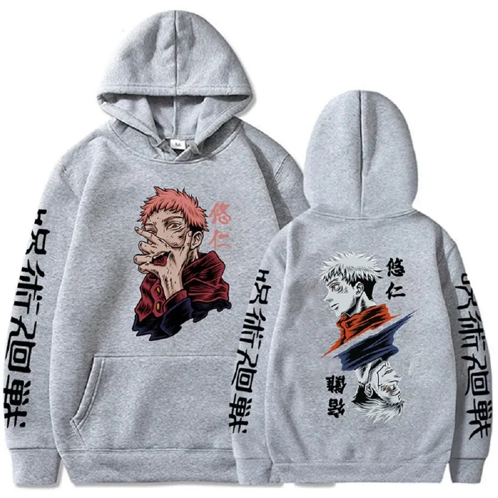 Anime Print Hoodie
