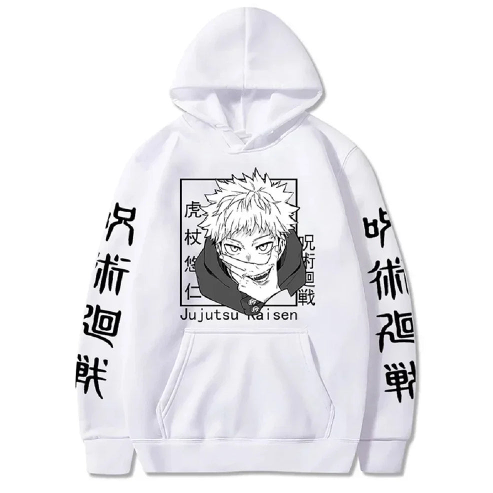 Anime Print Hoodie