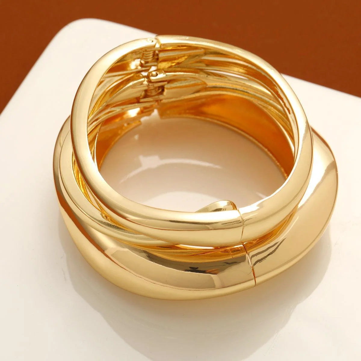 Chunky Gold Bangles