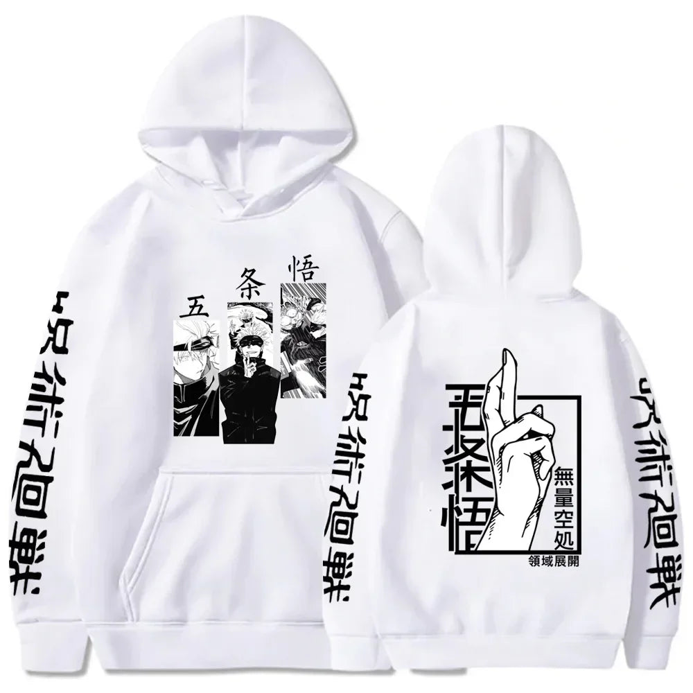 Anime Print Hoodie